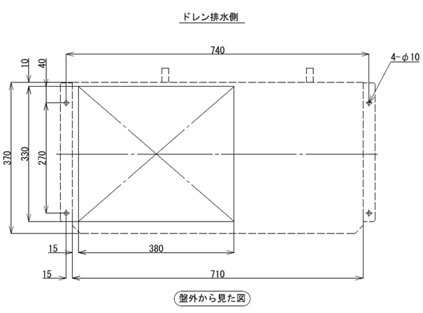 ENC-G1310EXE 取付加工図