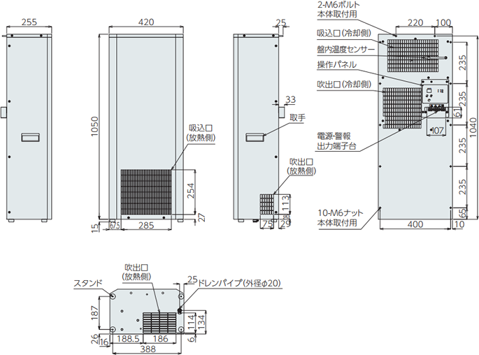 ENC-AS1010HDS 外形寸法図