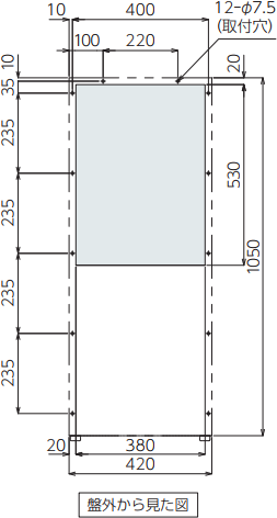 ENC-AS1010HDS 取付加工図